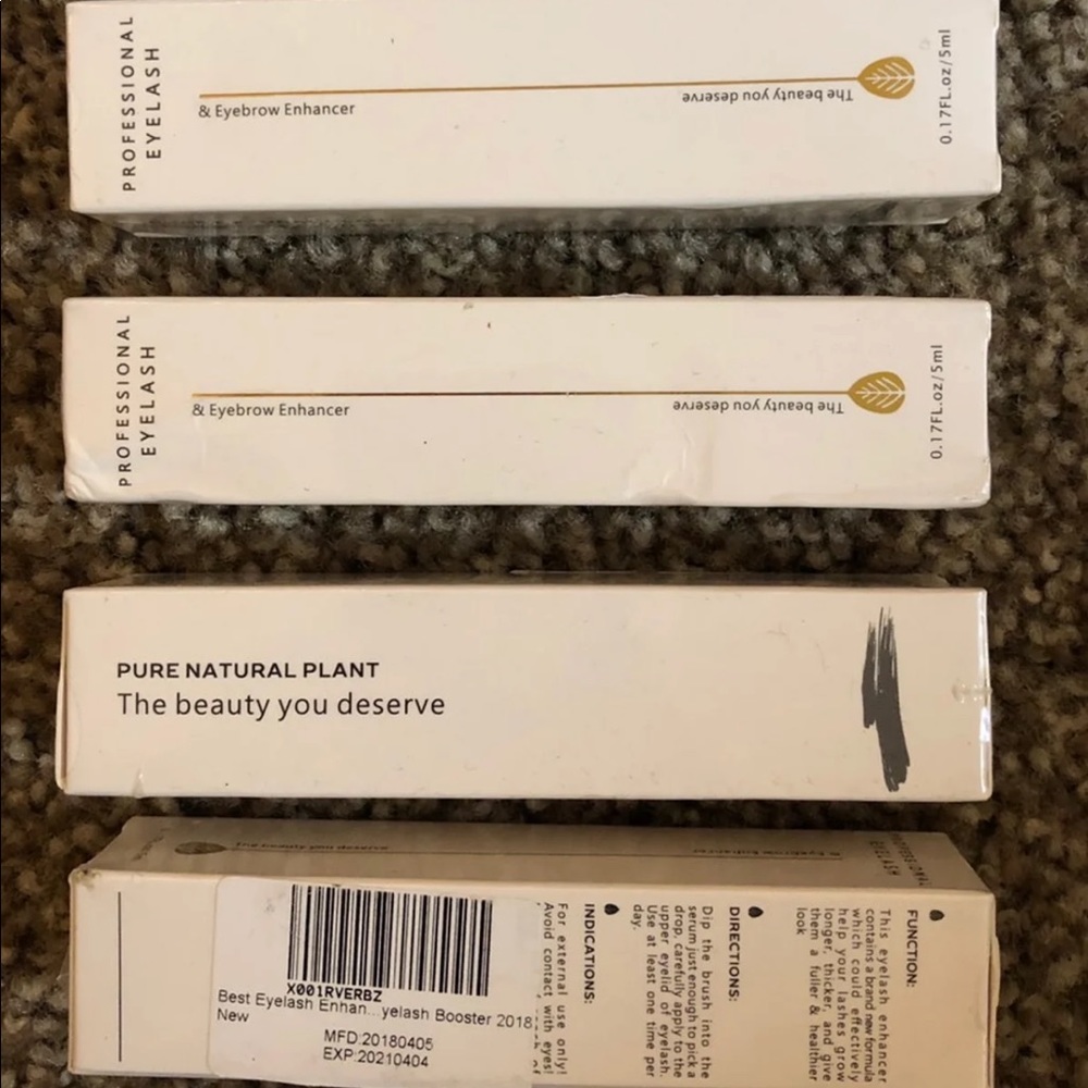 NIB Bundle Eyelash Growth Serum, 5 Packs